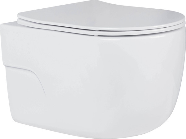 Изображение товара Унитаз подвесной с инсталляцией Roxen StounFix Slim 580109