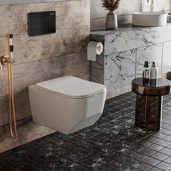 Изображение товара Унитаз подвесной с инсталляцией Roxen StounFix Dual Fresh 582388