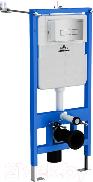 Изображение товара Унитаз подвесной с инсталляцией Roxen StounFix Slim 593355