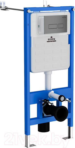 Изображение товара Унитаз подвесной с инсталляцией Roxen StounFix Slim 607036