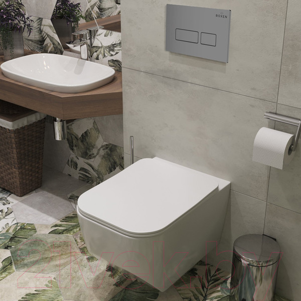 Изображение товара Инсталляция с унитазом подвесным Roxen StounFix Dual Fresh 608537