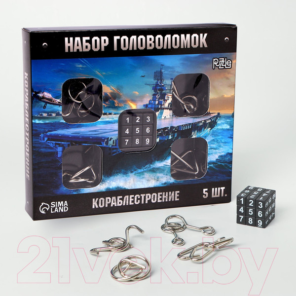 Изображение товара Набор головоломок Puzzle Кораблестроение / 5363602 (5шт)
