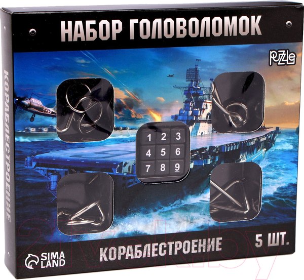 Изображение товара Набор головоломок Puzzle Кораблестроение / 5363602 (5шт)