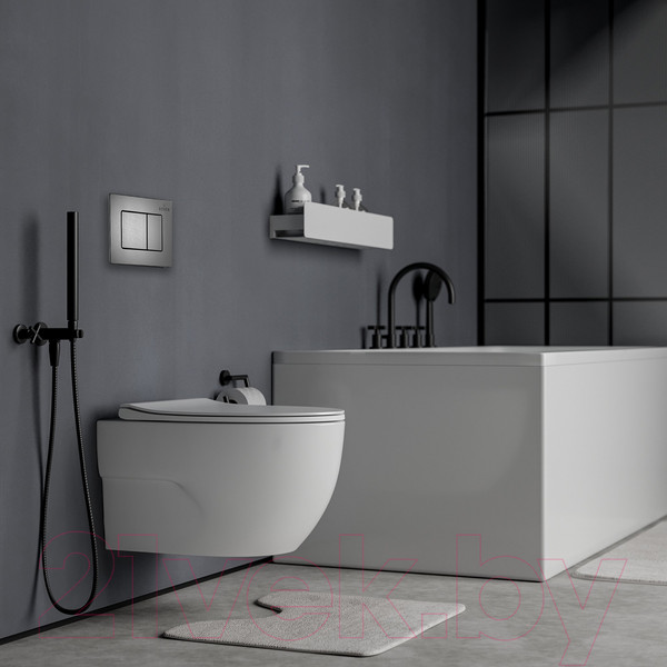 Изображение товара Унитаз подвесной с инсталляцией Roxen StounFix Slim 618703