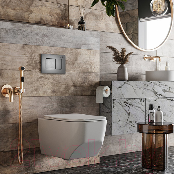 Изображение товара Унитаз подвесной с инсталляцией Roxen StounFix Dual Fresh 621774