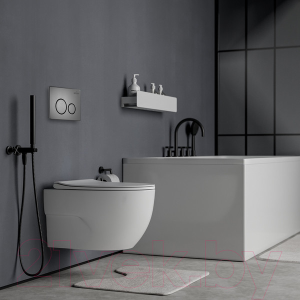 Изображение товара Унитаз подвесной с инсталляцией Roxen StounFix Slim 627320