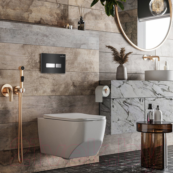 Изображение товара Унитаз подвесной с инсталляцией Roxen StounFix Dual Fresh 649644