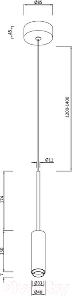 Изображение товара Потолочный светильник Moderli Rin / V10899-PL
