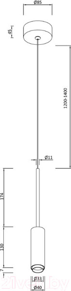 Изображение товара Потолочный светильник Moderli Rin / V10901-PL