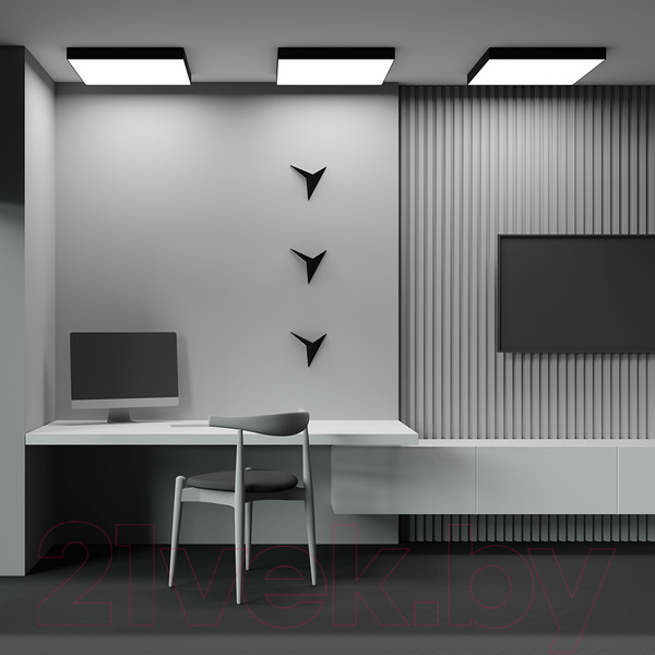 Изображение товара Потолочный светильник Maytoni Zon C032CL-90W4K-SQ-B