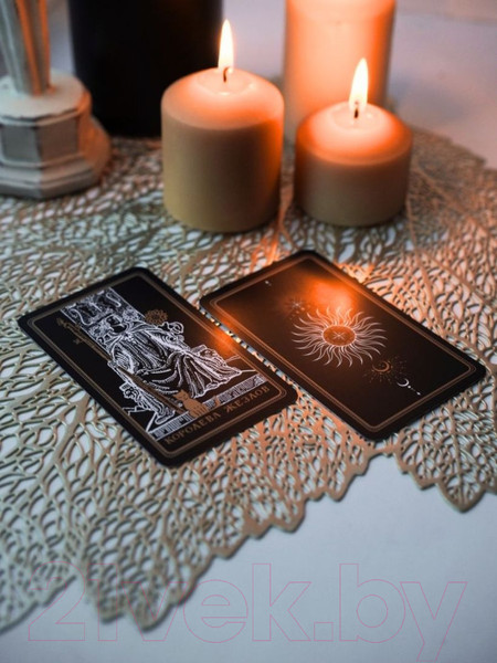 Изображение товара Гадальные карты Эксмо Таро Уэйта. Черное золото / 9785041870447 (Уэйт А.)