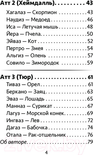 Изображение товара Гадальные карты Эксмо Фамильяры ведьмы. Рунический оракул / 9785041881603 (Ноктуа А.)