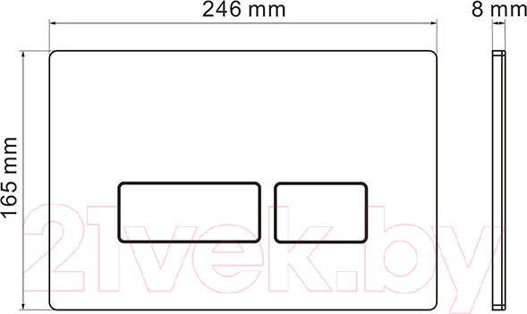 Изображение товара Унитаз подвесной с инсталляцией Roxen StounFix Dual Fresh 964755