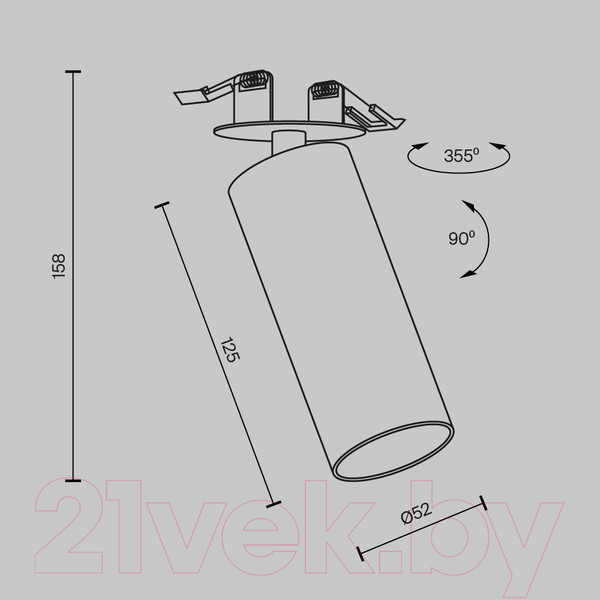 Изображение товара Спот Maytoni Focus Led C053CL-L12W4K-W-W