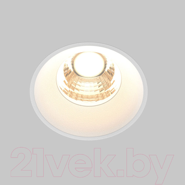 Изображение товара Точечный светильник Maytoni Round DL058-7W3K-TRS-W