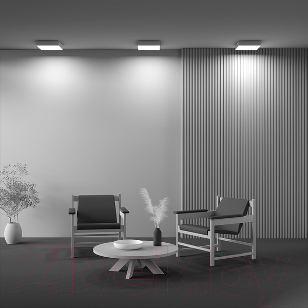 Изображение товара Потолочный светильник Maytoni Zon C032CL-36W4K-SQ-W