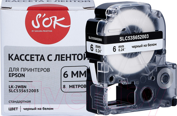 Изображение товара Картридж-лента S'OK SLC53S652003