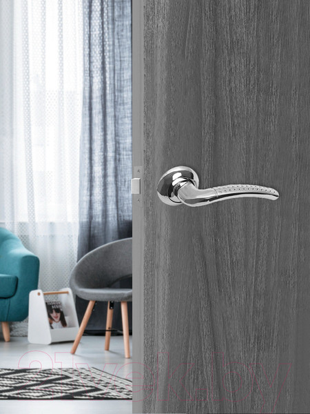 Изображение товара Ручка дверная Trodos 106 серия 08 (хром)