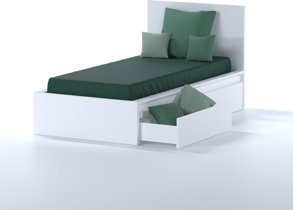 Изображение товара Односпальная кровать Mio Tesoro Варма Sang 90 (белый)