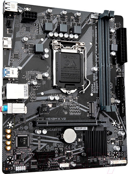 Изображение товара Материнская плата Gigabyte H510M K V2 2.0