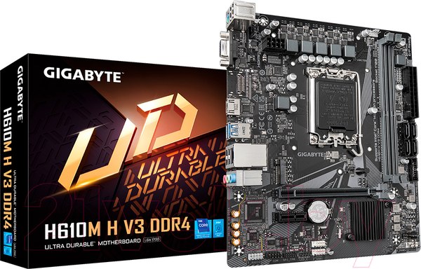 Изображение товара Материнская плата Gigabyte H610M H V3 DDR4