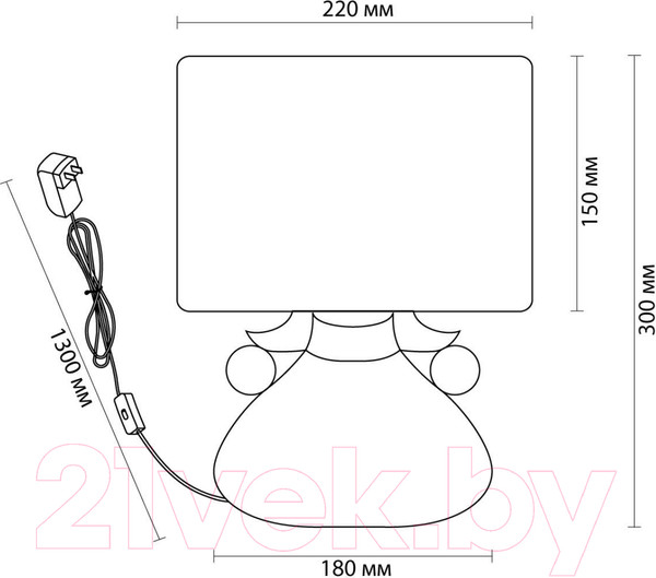 Изображение товара Прикроватная лампа Lumion Junia 5668/1T