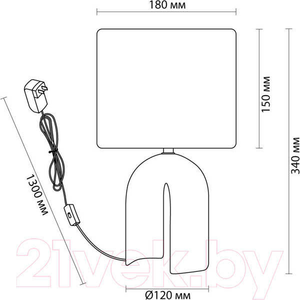Изображение товара Прикроватная лампа Lumion Stacy 5660/1T