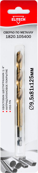 Изображение товара Сверло Elitech 1820.105400