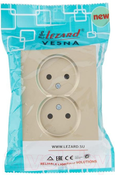 Изображение товара Розетка Lezard Vesna 742-3600-128B
