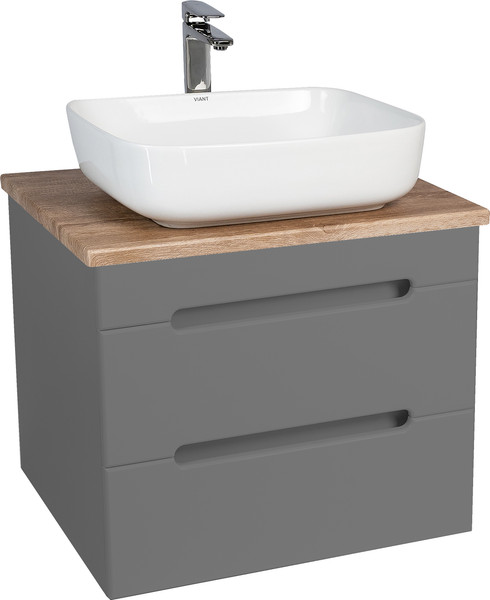 Изображение товара Тумба под умывальник Viant Марсель / VMAR66NG-T2YP (графит)