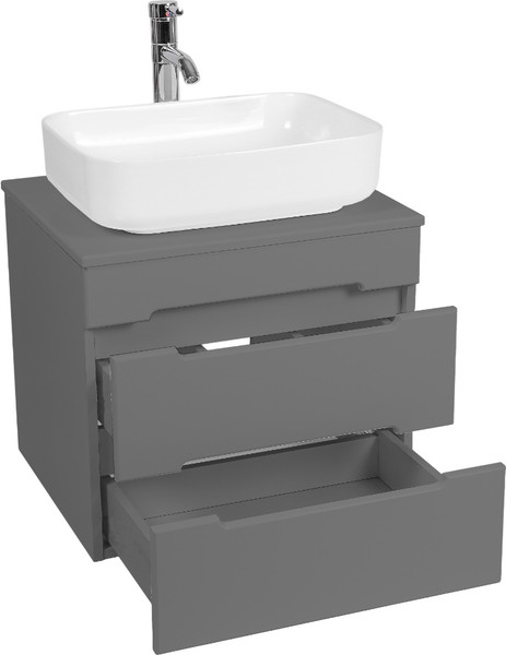 Изображение товара Тумба под умывальник Viant Марсель / VMAR66NG-T2YP (графит)