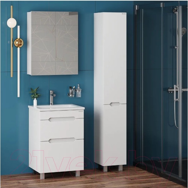 Изображение товара Шкаф-пенал для ванной Onika Айленд 30 / 403082 (белый)