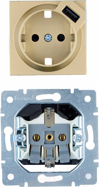 Изображение товара Розетка Lezard Vesna 742-3688-181