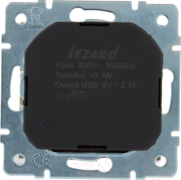 Изображение товара Розетка Lezard Vesna 742-3688-181