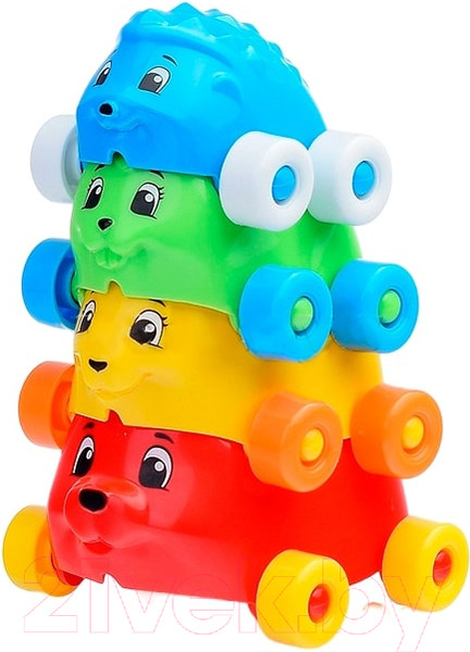 Изображение товара Развивающий игровой набор Stellar Пирамидка Милые друзья / 02175