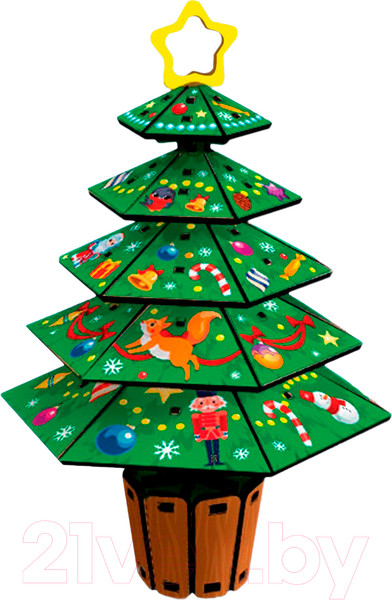 Изображение товара Конструктор Лесная мастерская Новогодняя елочка / 9911859