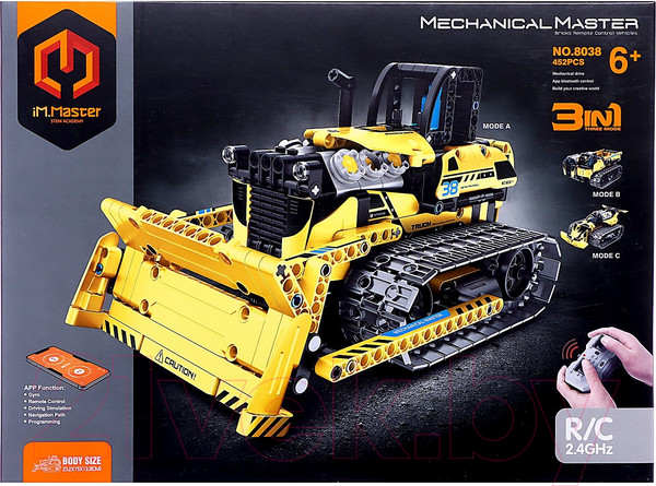 Изображение товара Конструктор управляемый iM.Master Строительный бульдозер 8038 / 9631448