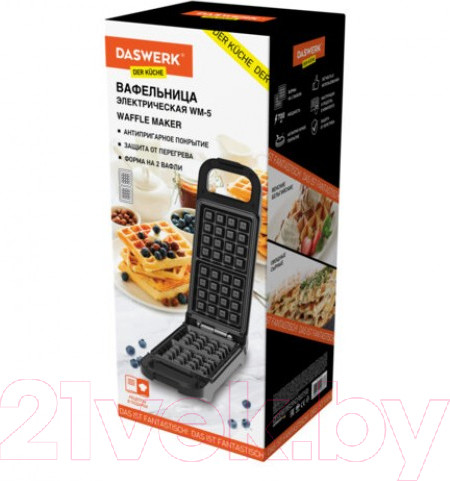 Изображение товара Вафельница Daswerk WM-5 / 455652