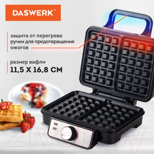 Изображение товара Вафельница Daswerk WM-6 / 455653