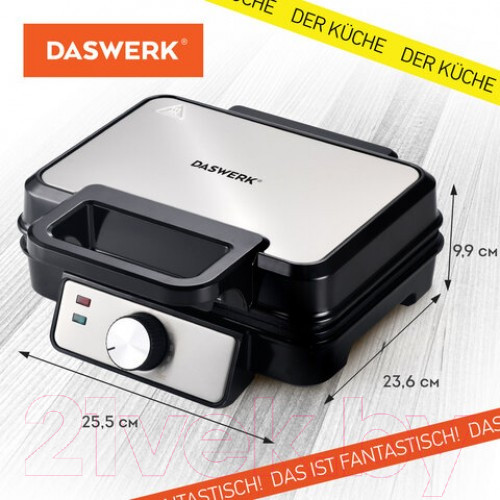 Изображение товара Вафельница Daswerk WM-6 / 455653