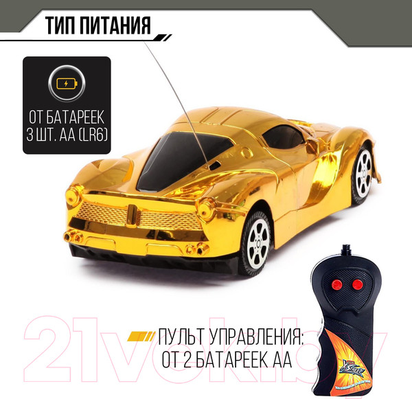 Изображение товара Радиоуправляемая игрушка Автоград Шоукар CR-88 / 7062937 (желтый)