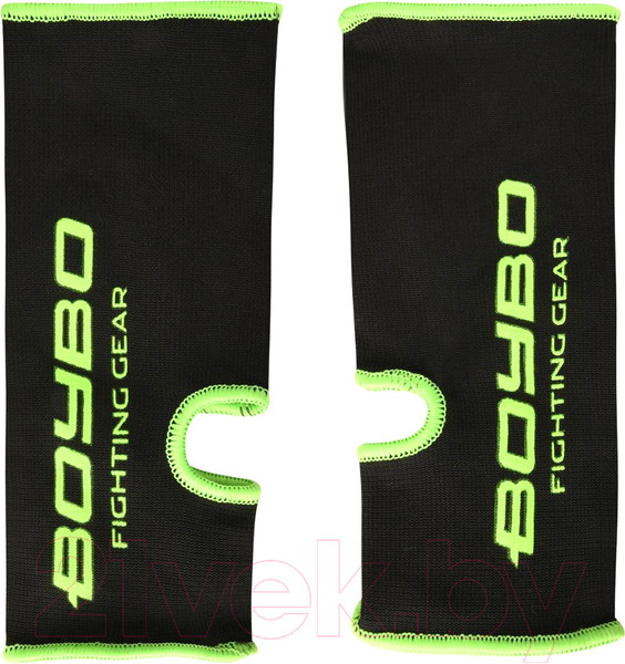 Изображение товара Суппорт голеностопа BoyBo BAS550 (XS, черный/зеленый)