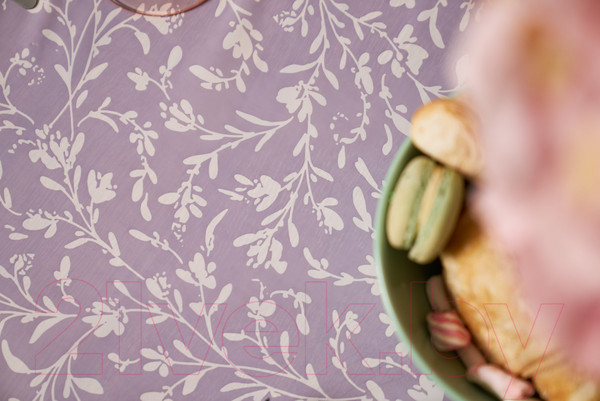 Изображение товара Скатерть Stolima Декор-шанс 5010-2 Цветочная фантазия/Спелая черника (260x130)