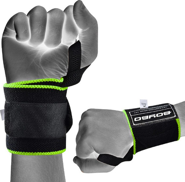 Изображение товара Суппорт запястья BoyBo BWS305 (M, черный/зеленый)