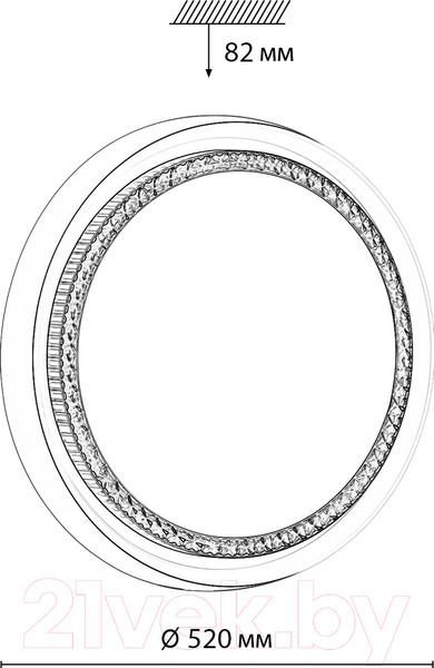 Изображение товара Потолочный светильник Sonex Rahig 7644/EL