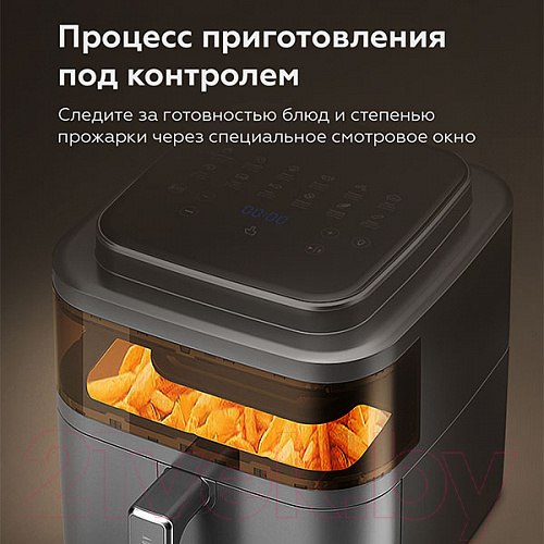 Изображение товара Аэрогриль BQ GR2002 (черный/серебристый)