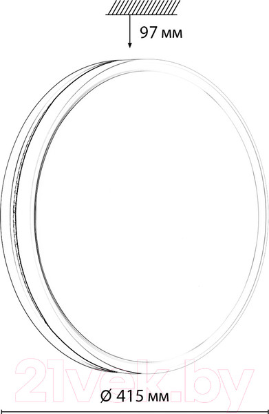 Изображение товара Потолочный светильник Sonex Nohava Grey 7670/DL