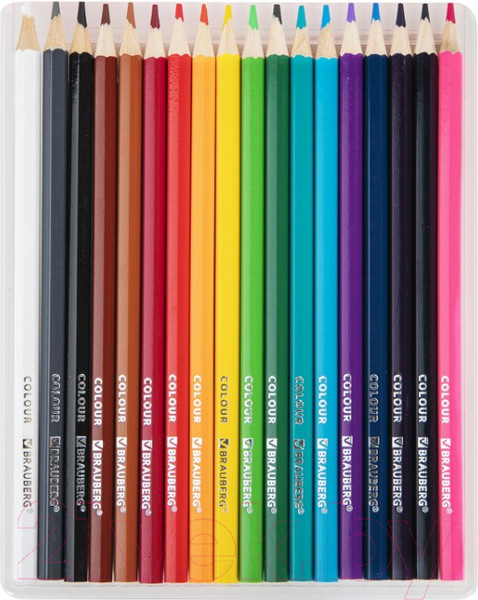 Изображение товара Набор цветных карандашей Brauberg Академия / 181867 (36цв)
