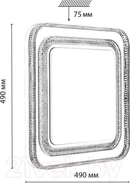 Изображение товара Потолочный светильник Sonex Suzy Silver 7685/EL