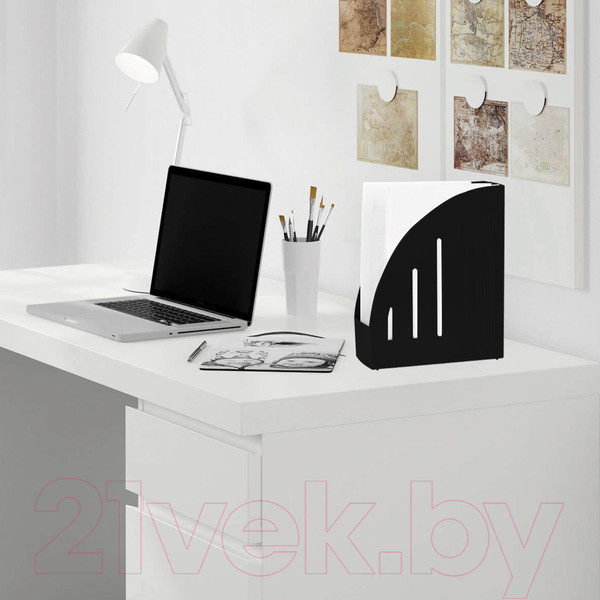 Изображение товара Лоток для бумаг Brauberg Energy / 231549 (черный)